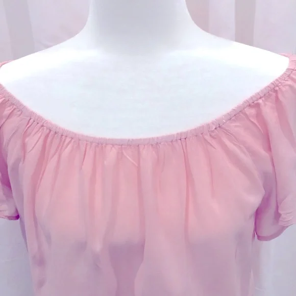 Velvet, Revolve brand peony pink Kaia top, Sz S - Picture 3 of 8